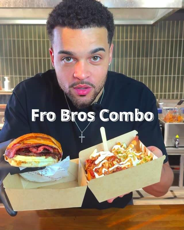 Fro Bros Combo mit Burger und Loaded Fries